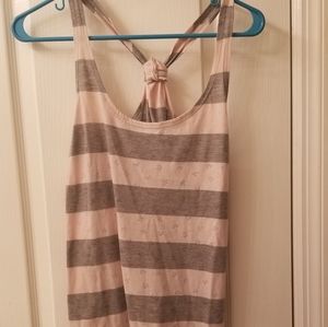 Light pink and gray tank top
